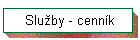 Služby - cenník